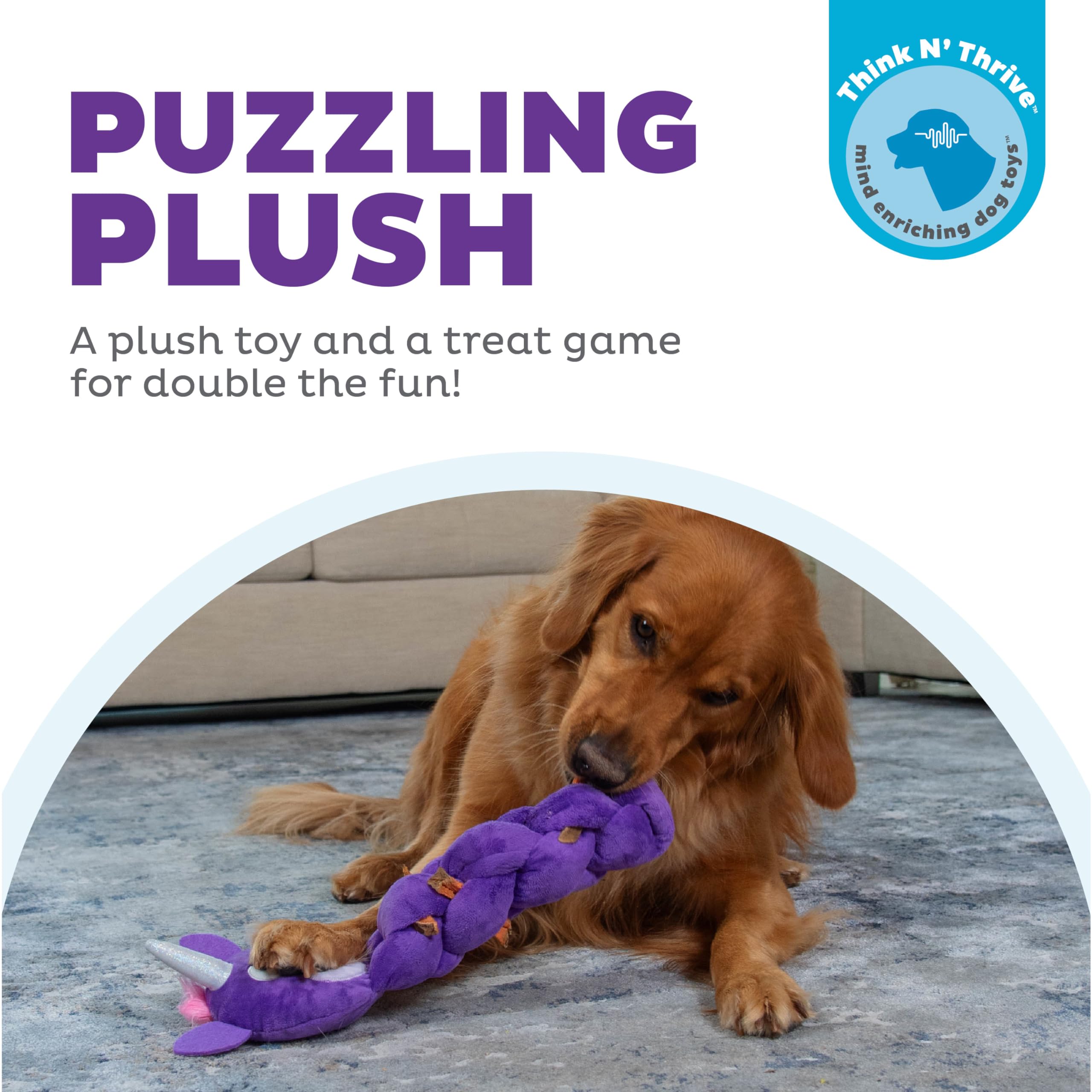 Foto 2 | Puzzle Para Perros Outward Hound Nina Ottosson Twistiez De Peluche - Venta Internacional.