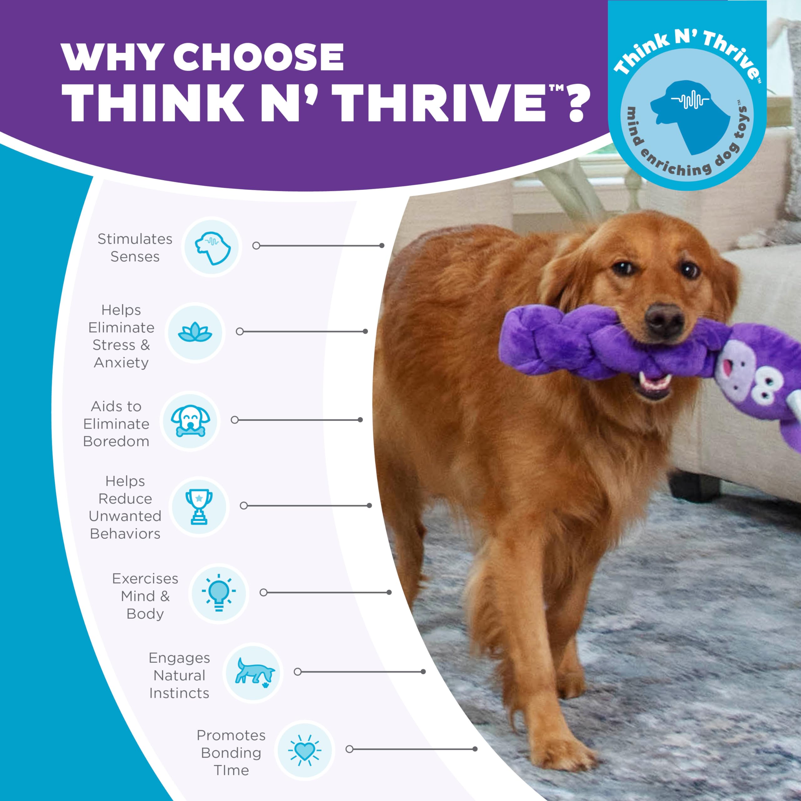 Foto 7 pulgar | Puzzle Para Perros Outward Hound Nina Ottosson Twistiez De Peluche - Venta Internacional.