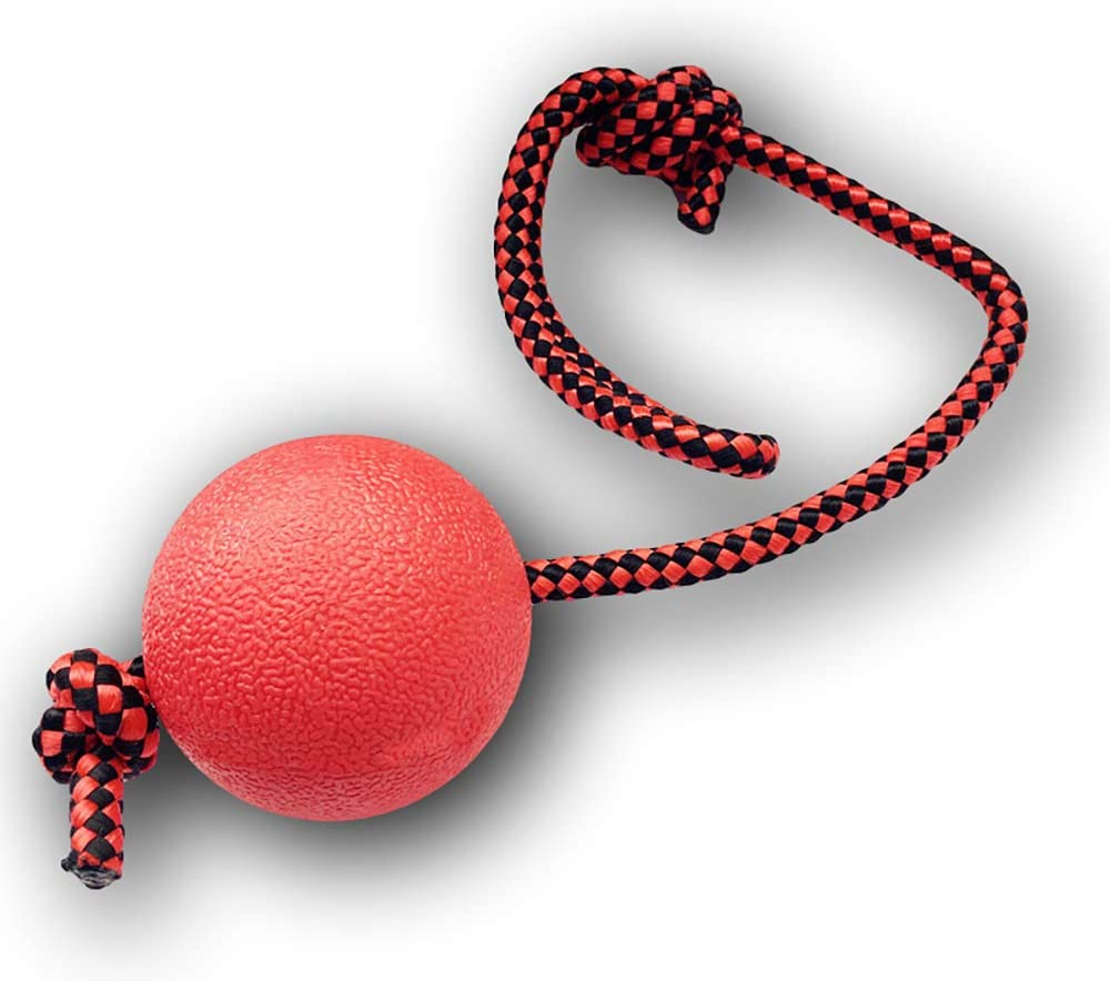 Pelota De Juguete Para Perros Con Cuerda Huoguo, Caucho Natural, Para Pequeños Y Medianos - Venta Internacional.