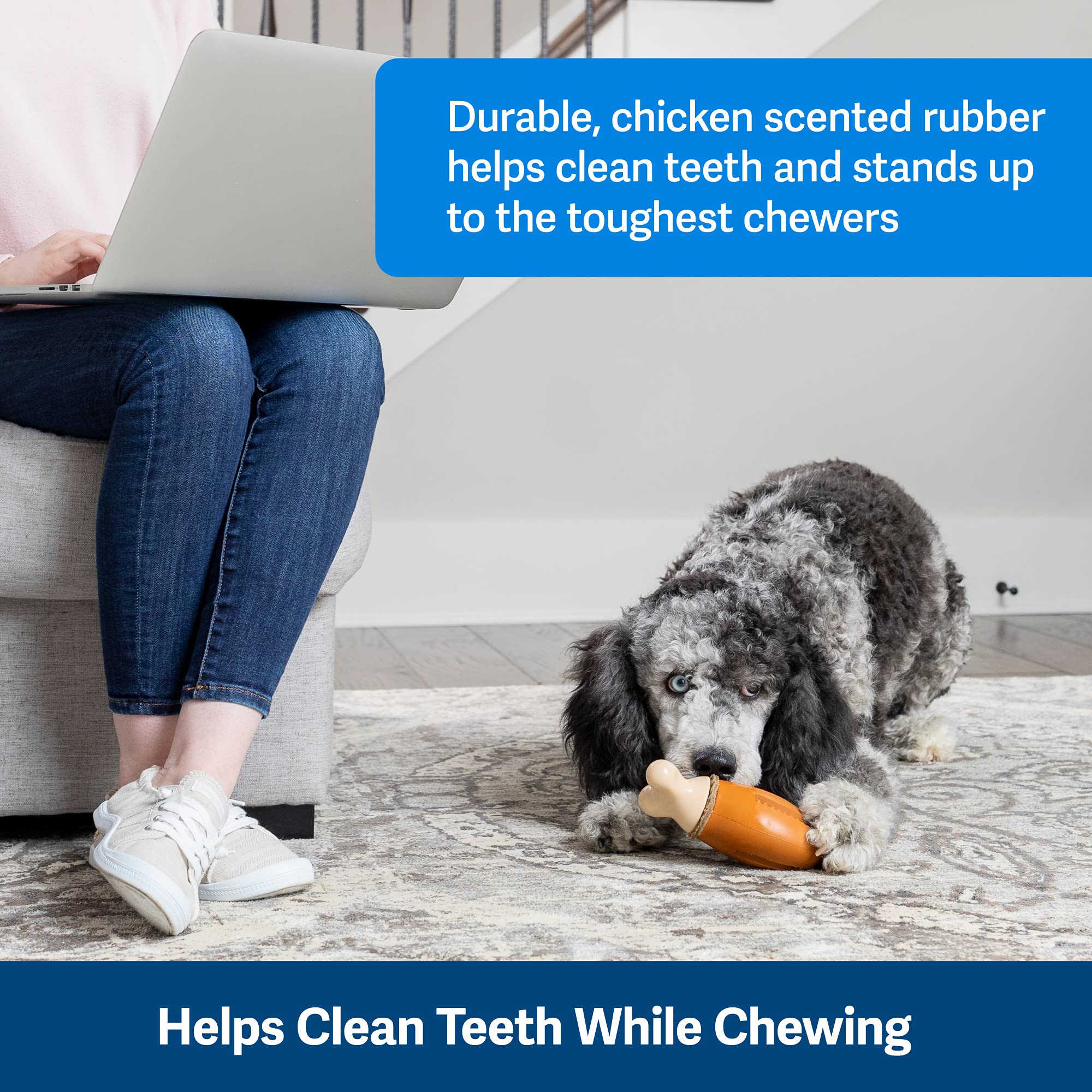 Foto 4 pulgar | Juguete Para Perros Petsafe Busy Buddy Chompin' Chicken Treat - Venta Internacional.