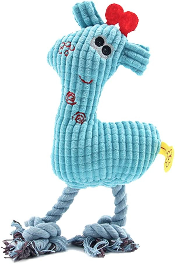 Juguete De Peluche Para Perros Huoguo, Para Masticadores Agresivos, Tamaño Grande, Azul - Venta Internacional.