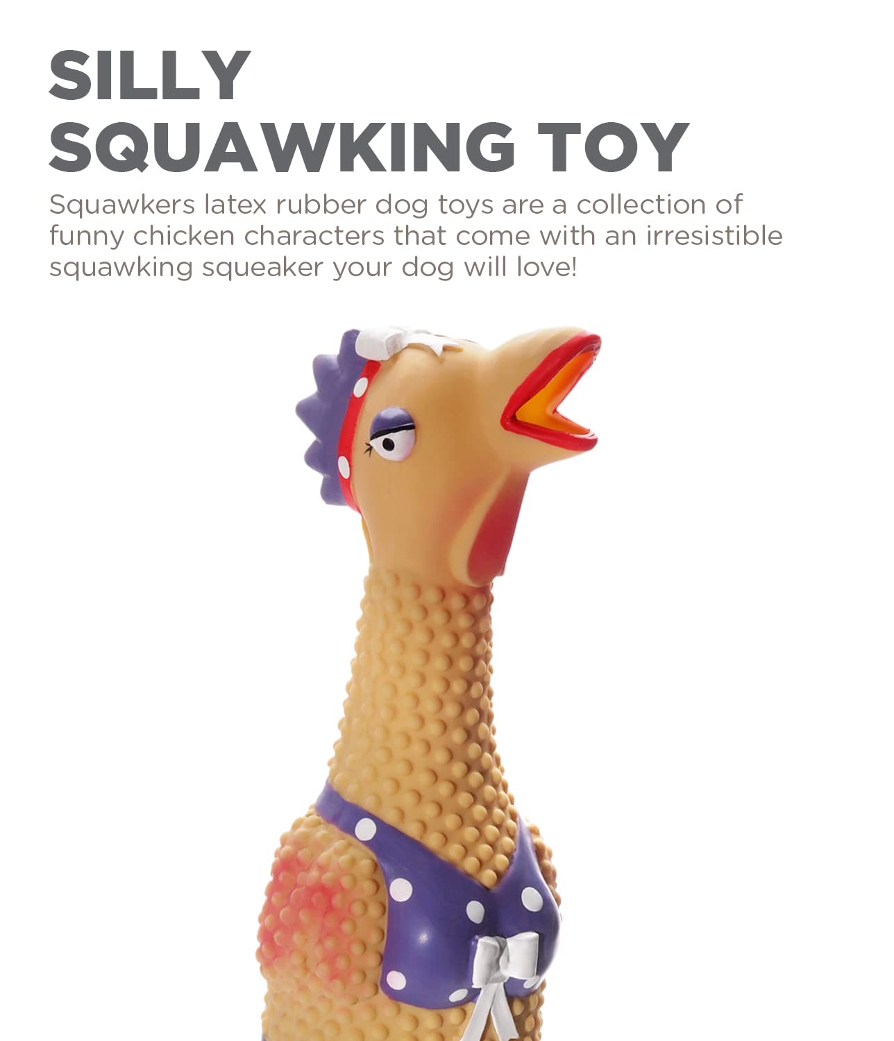 Foto 4 pulgar | Juguete Interactivo Para Perros Outward Hound Charming Pet Squawkers - Venta Internacional.