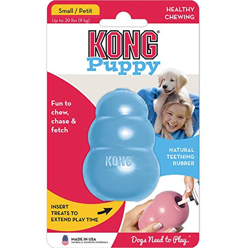 Foto 8 pulgar | Goma De Dentición Natural Toy Kong Puppy Para Cachorros Pequeños, Color Azul - Venta Internacional.