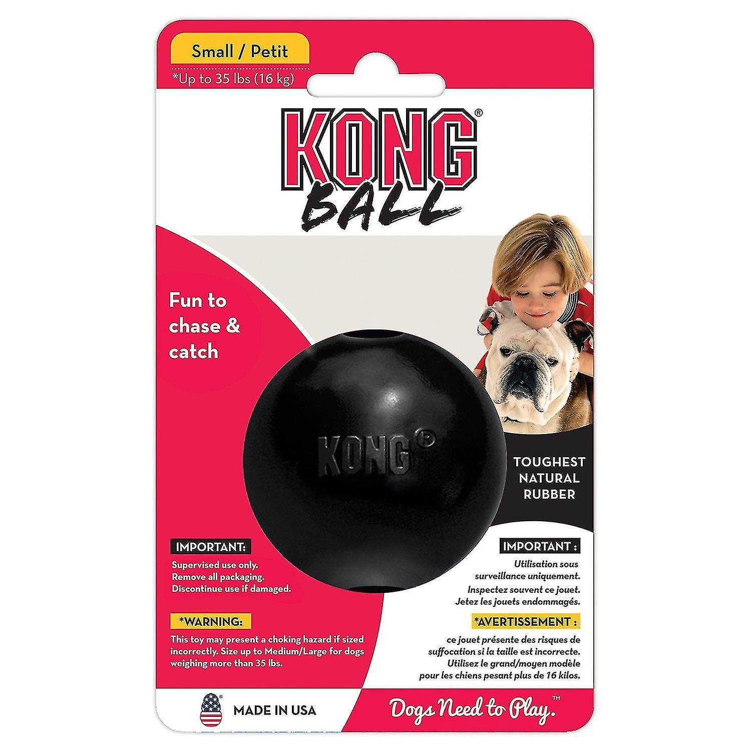 Foto 2 pulgar | Pelota De Juguete Para Perros Extreme Ball, Pequeña, Negra, Para Sesiones De Masticar Y Buscar - Venta Internacional.