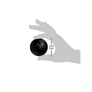 Foto 4 | Pelota De Juguete Para Perros Extreme Ball, Pequeña, Negra, Para Sesiones De Masticar Y Buscar - Venta Internacional.