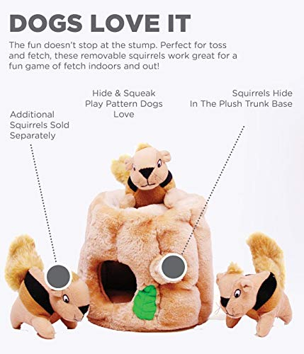 Foto 4 pulgar | Juguete De Peluche Para Perros Puzzle Outward Hound Hide A Squirrel, Tamaño Mediano - Venta Internacional.