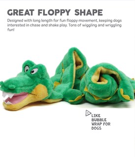 Foto 3 | Juguete Para Perros Outward Hound Squeaker Matz Plush Gator Small - Venta Internacional.
