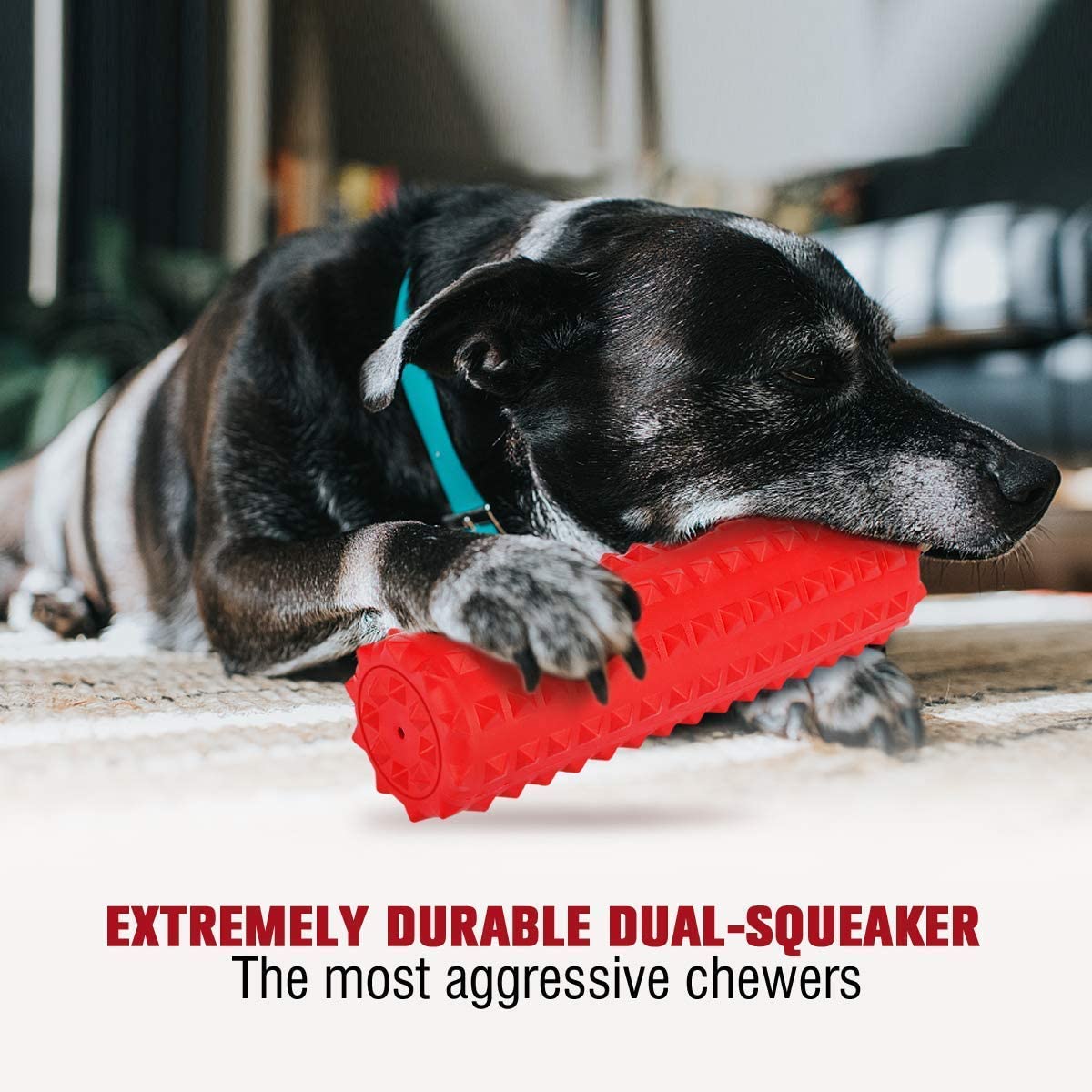 Foto 3 pulgar | Juguete Chirriante Para Perros Huoguo, Casi Indestructible, Resistente Y Duradero - Venta Internacional.