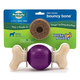 Foto 1 | Toy Petsafe Busy Buddy Bouncy Bone Para Perros, Color Morado M/l - Venta Internacional.
