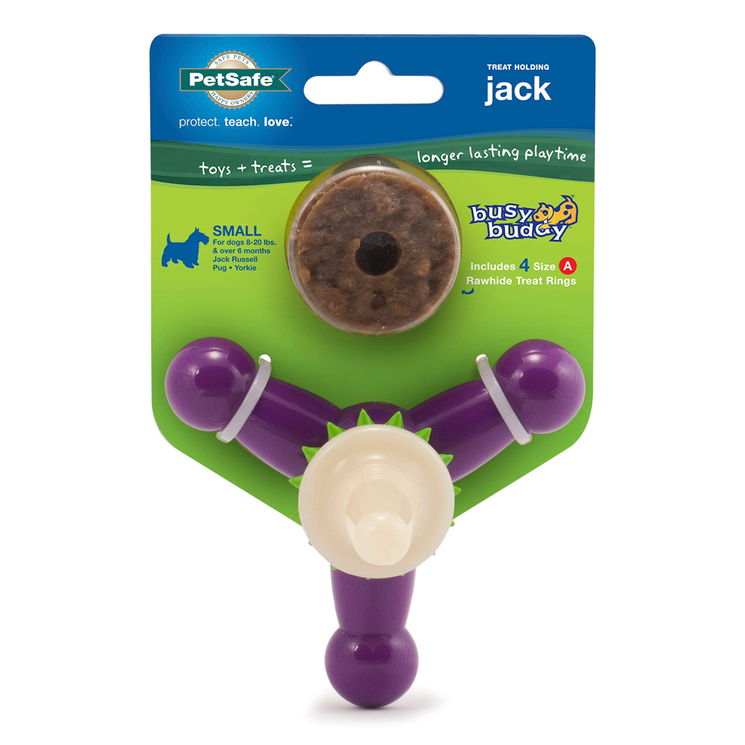 Foto 2 pulgar | Juguete Para Perros Petsafe Busy Buddy Treat Holding Jack Para Perros Pequeños - Venta Internacional.