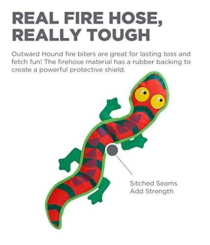 Foto 3 pulgar | Juguete Interactivo Para Perros Outward Hound Fire Biterz Gecko Plush - Venta Internacional.