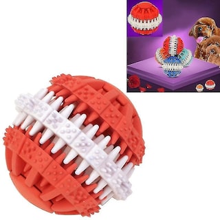Foto 1 | Pelotas De Juguete Para Perros Para Mascotas, Juguetes Para Limpiar Los Dientes Y Masticar, Color Ro - Venta Internac