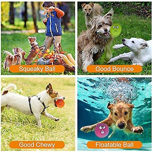 Juguetes De Goma Para Masticar Bolas Chirriantes Para Perros, Cachorros Y Mascotas - Venta Internacional.