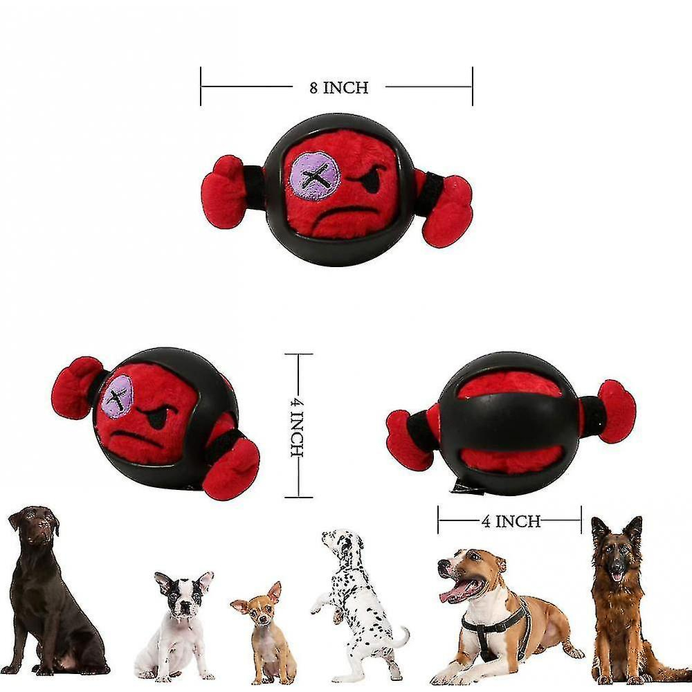 Foto 3 pulgar | Juguete Para Perros Huoguo 3 En 1, De Goma De Felpa Chirriante Para Perros Agresivos - Venta Internacional.