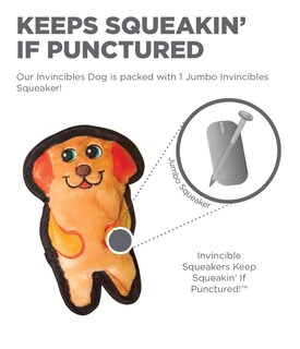 Foto 2 | Juguete Para Perros Outward Hound Durablez Tough Plush Orange Xs - Venta Internacional.