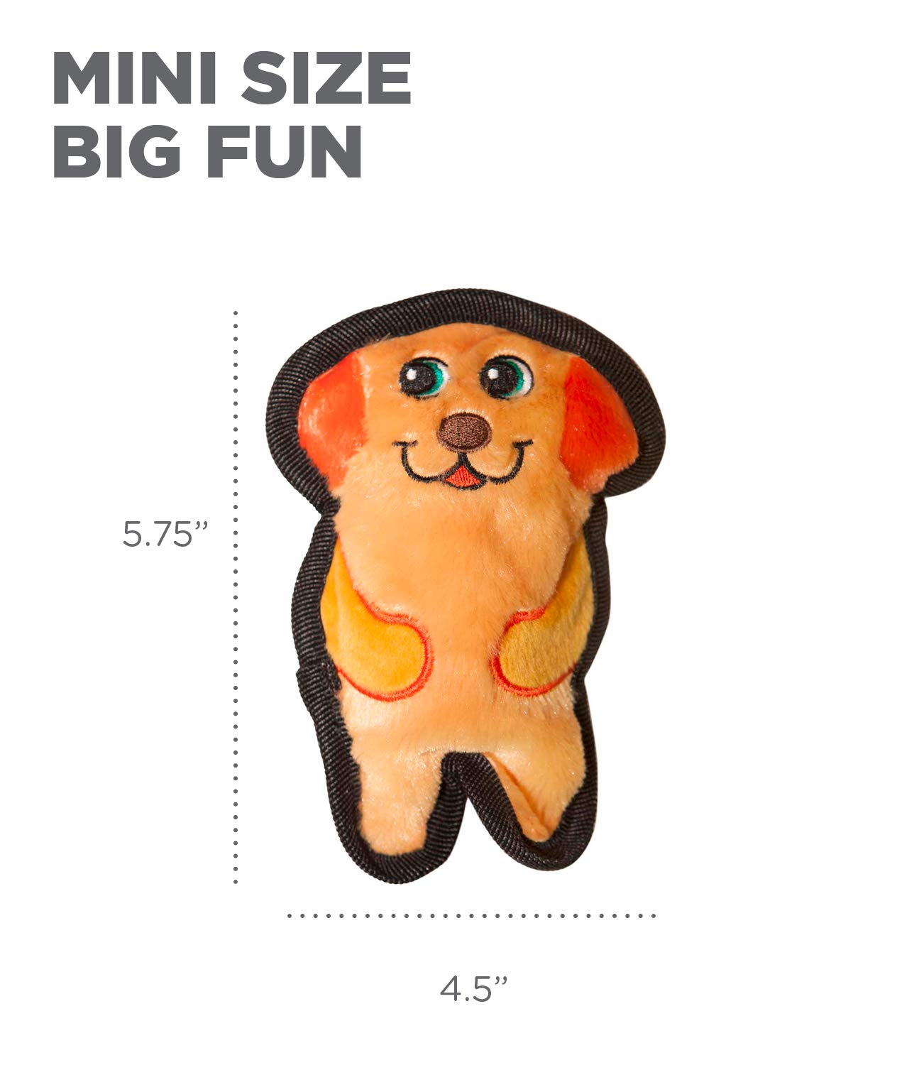 Foto 5 | Juguete Para Perros Outward Hound Durablez Tough Plush Orange Xs - Venta Internacional.