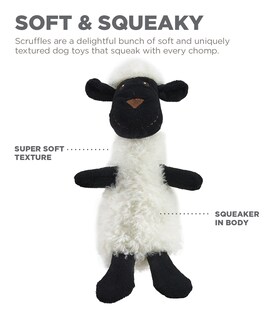 Foto 3 | Juguete Para Perros Outward Hound Scruffles Lamb Plush Squeaky Squeaky Small - Venta Internacional.