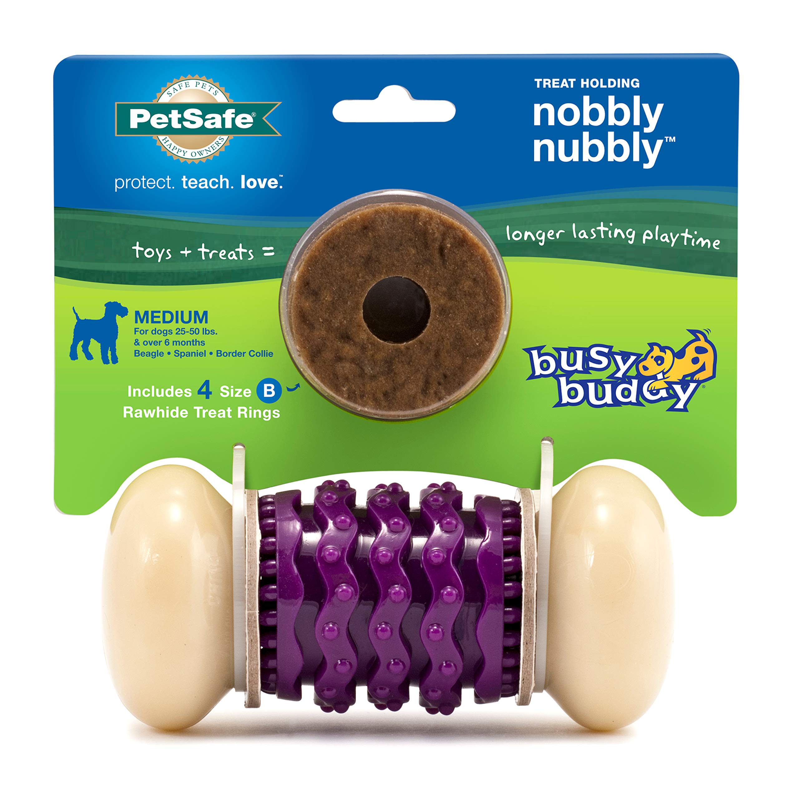 Foto 2 pulgar | Juguete Para Perros Petsafe Busy Buddy Nobbly Nubbly Para Masticadores Fuertes - Venta Internacional.