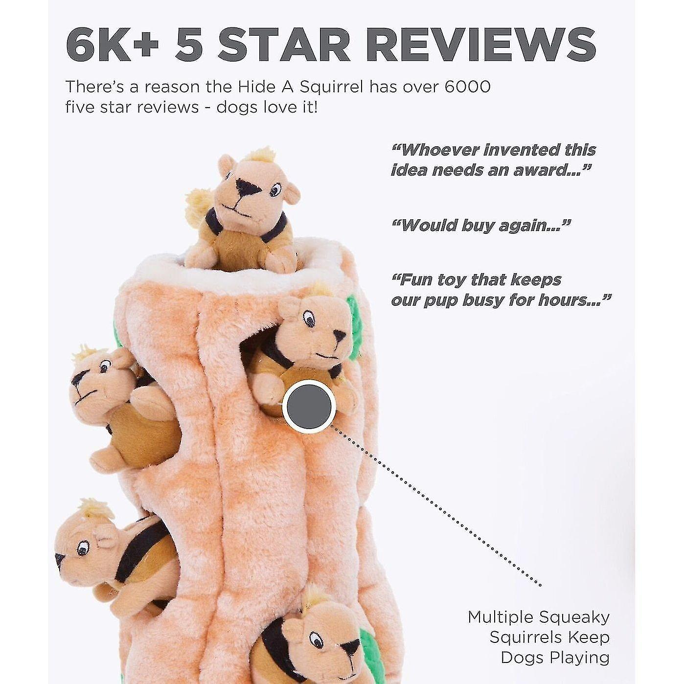 Foto 2 | Juguete De Peluche Outward Hound Kyjen 31001 Hide A Squirrel - Venta Internacional.