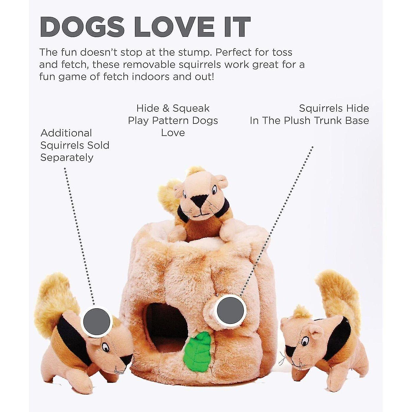 Foto 4 pulgar | Juguete De Peluche Outward Hound Kyjen 31001 Hide A Squirrel - Venta Internacional.