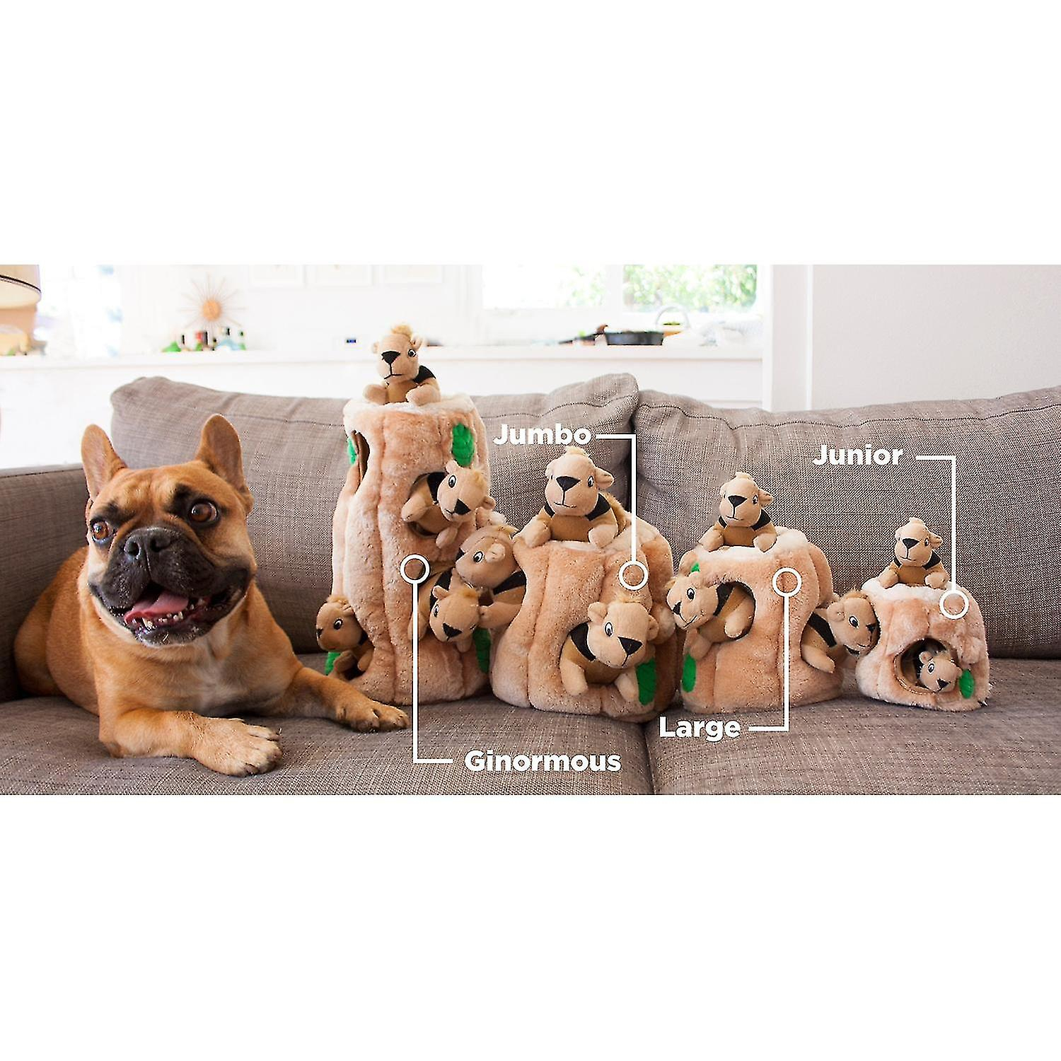 Foto 6 pulgar | Juguete De Peluche Outward Hound Kyjen 31001 Hide A Squirrel - Venta Internacional.