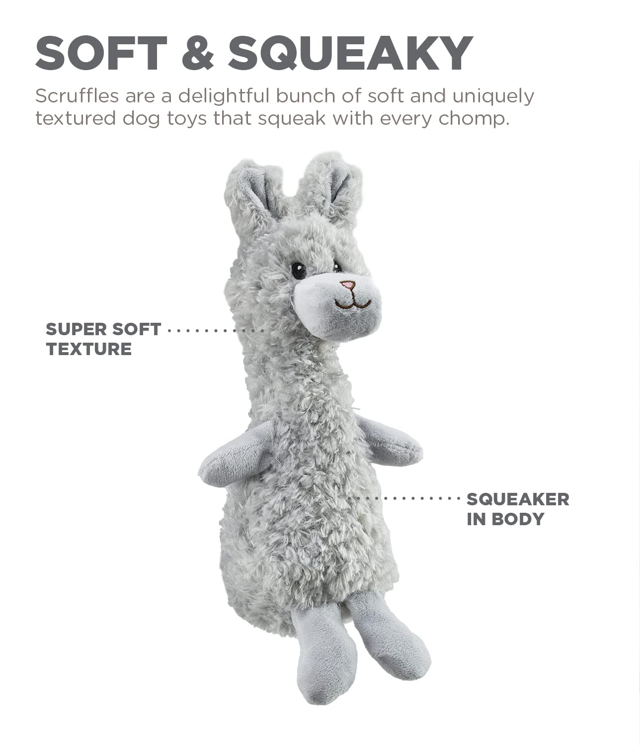 Foto 5 pulgar | Juguete De Peluche Para Perros Outward Hound Scruffles Bunny Scruffles Small - Venta Internacional.
