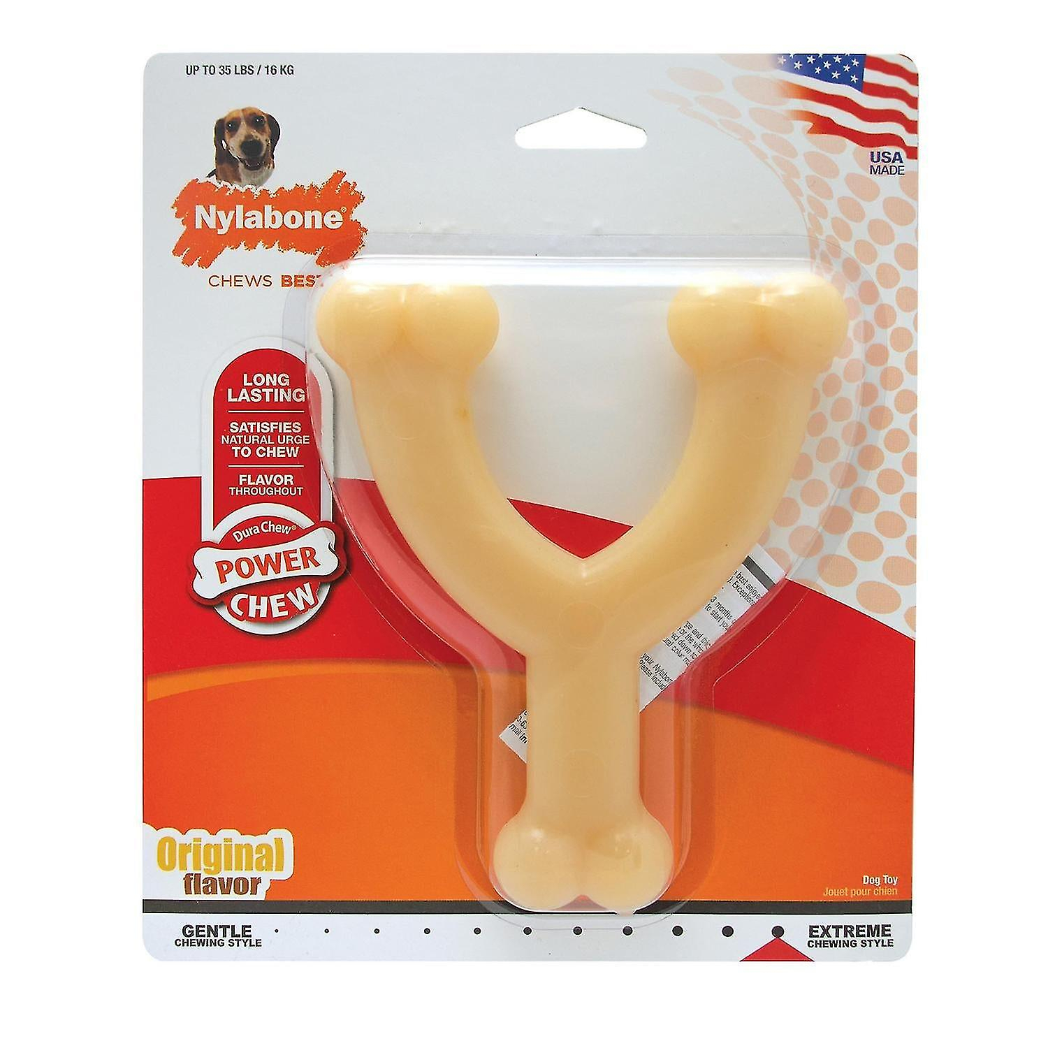 Foto 2 pulgar | Juguete Para Perros Huoguo Dura Chew Wishbone Para Poderosos Masticadores Wolf - Venta Internacional.