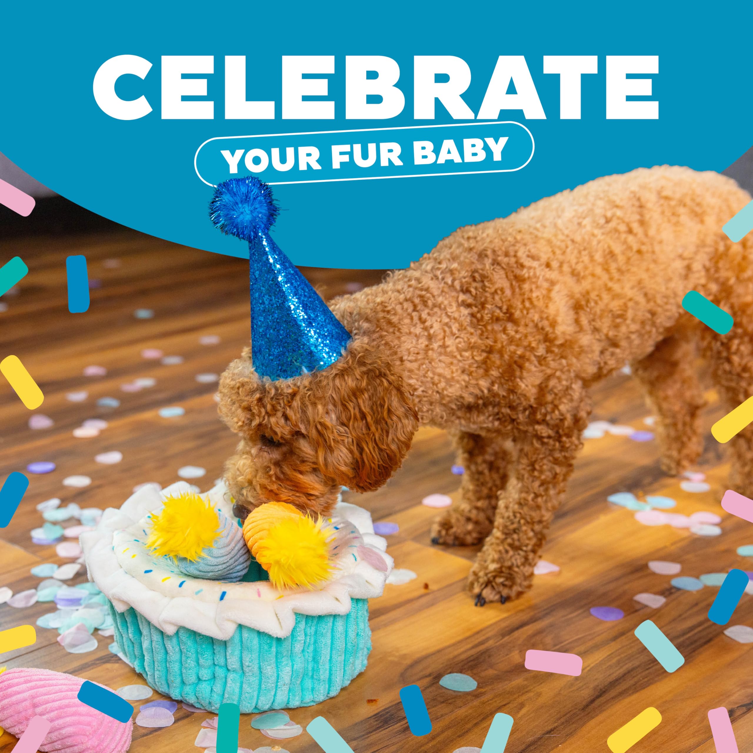 Foto 4 | Puzle De Peluche Con Temática De Cumpleaños Para Perros Outward Hound - Venta Internacional.
