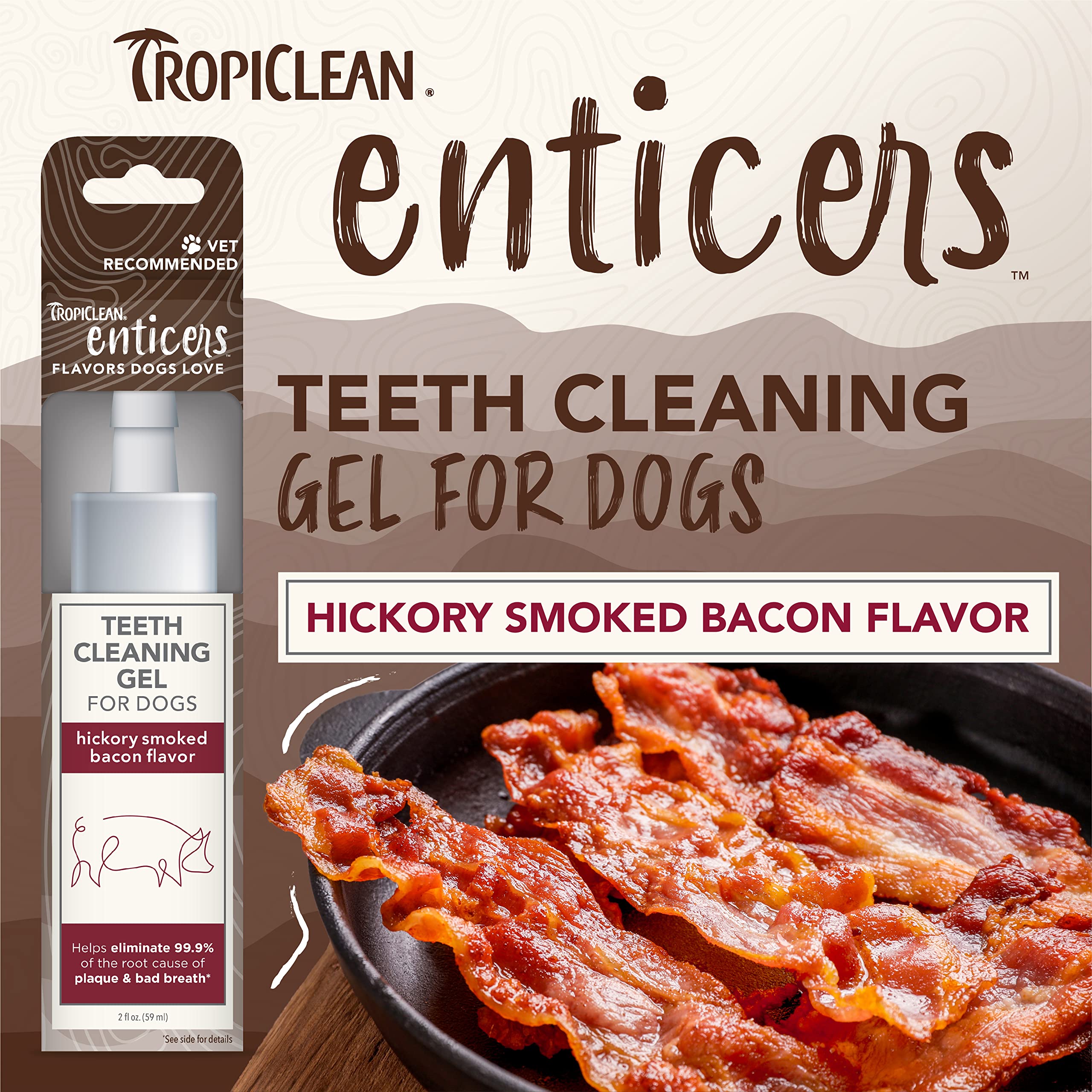 Foto 3 pulgar | Gel Limpiador De Dientes Para Perros Tropiclean Enticers, 60 Ml - Venta Internacional.