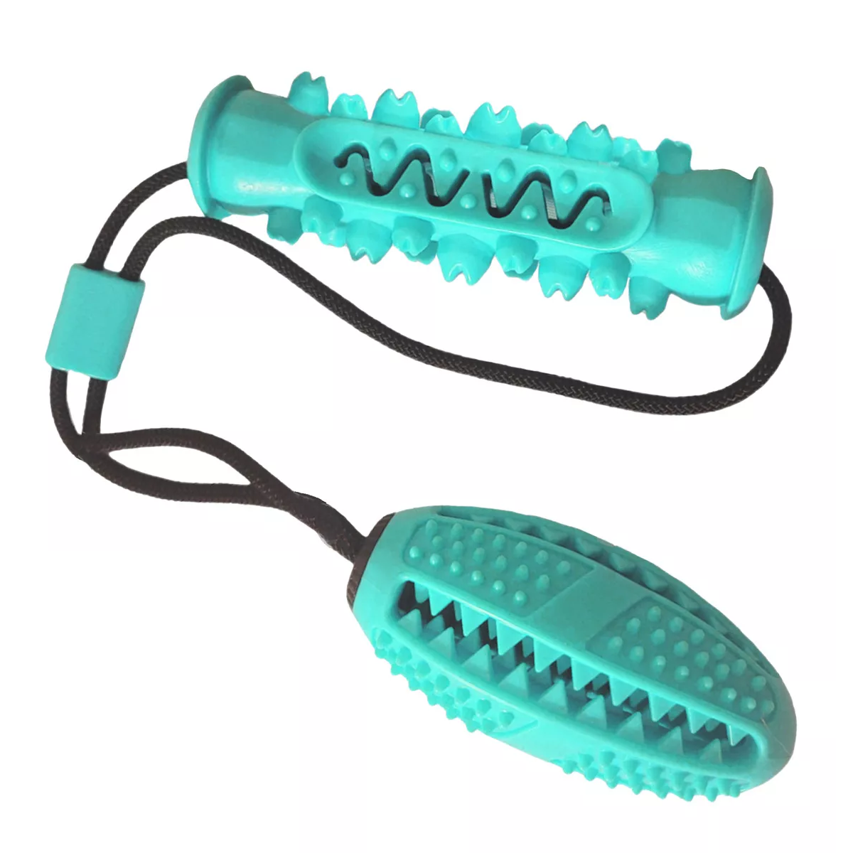 Foto 2 pulgar | Mordedera Para Perro Limpia Dientes Juguete Doble Rellenable Eo Safe Imports Esi-18344 Verde