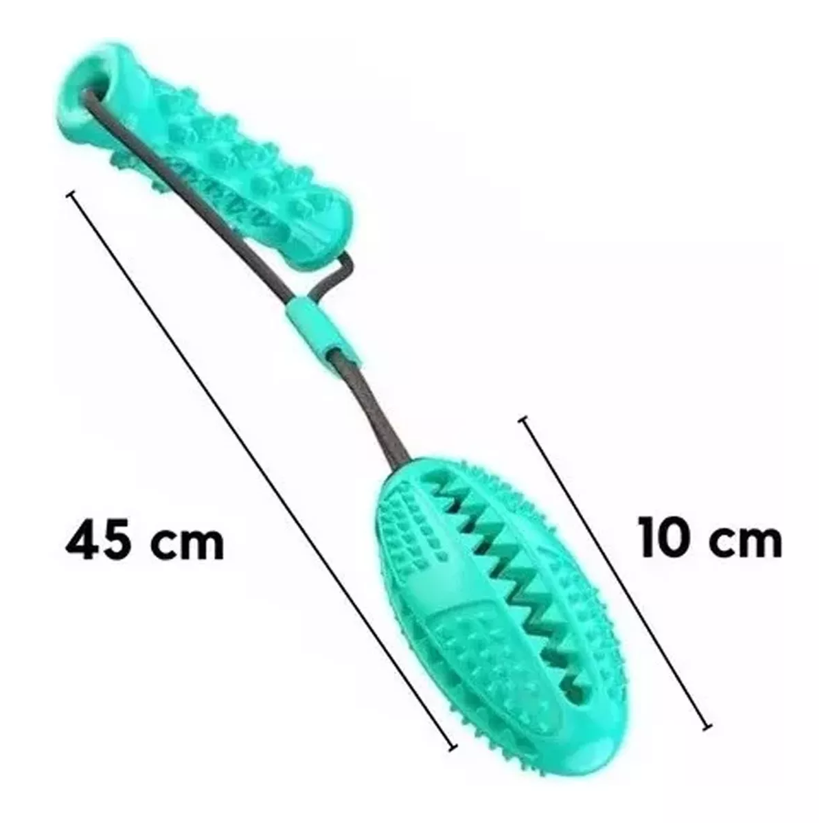Foto 4 pulgar | Mordedera Para Perro Limpia Dientes Juguete Doble Rellenable Eo Safe Imports Esi-18344 Verde