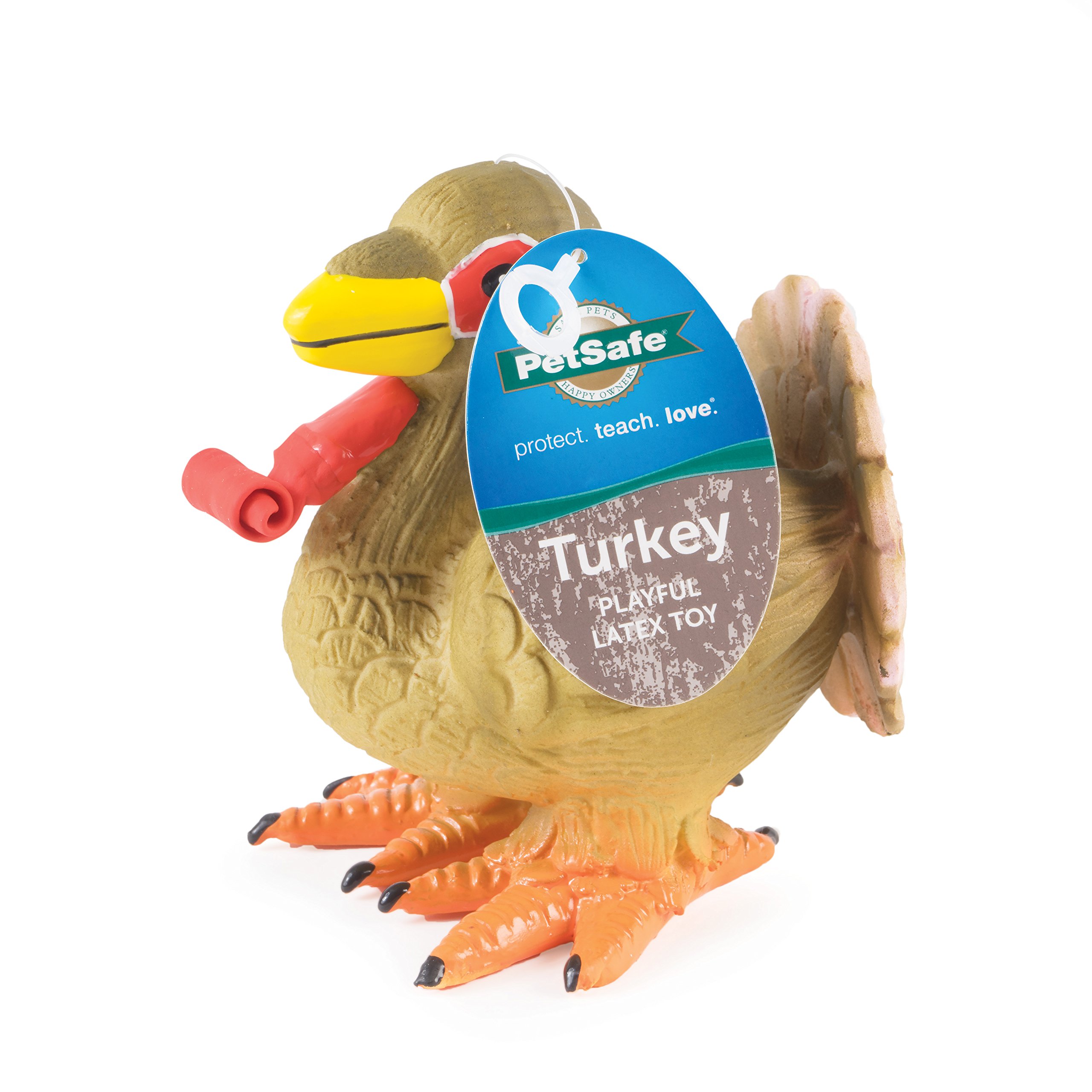 Foto 4 pulgar | Juguete Para Perros Petsafe Busy Buddy Squeeze Meeze Latex Turkey - Venta Internacional.