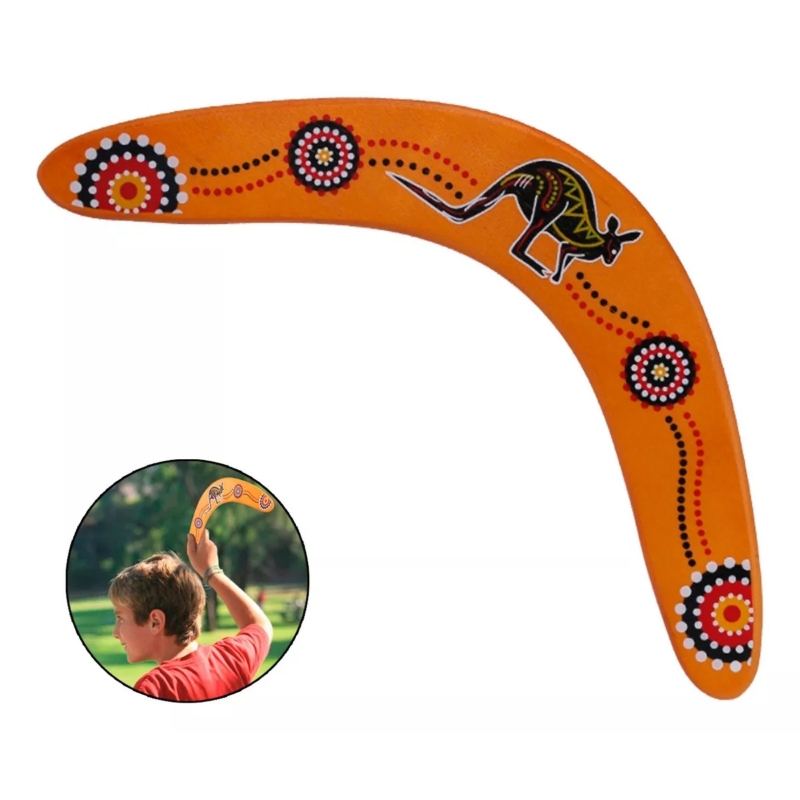 Juguete Volador Boomerang De Madera Para Exteriores Boomerang - Venta Internacional.