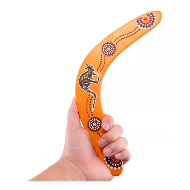 Foto 7 pulgar | Juguete Volador Boomerang De Madera Para Exteriores Boomerang - Venta Internacional.