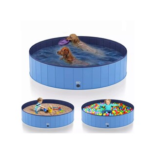 Foto 2 | Alberca Plegable Para Perro Mascota 80x20 Cm Eo Safe Imports Esi-8850-1 Azul