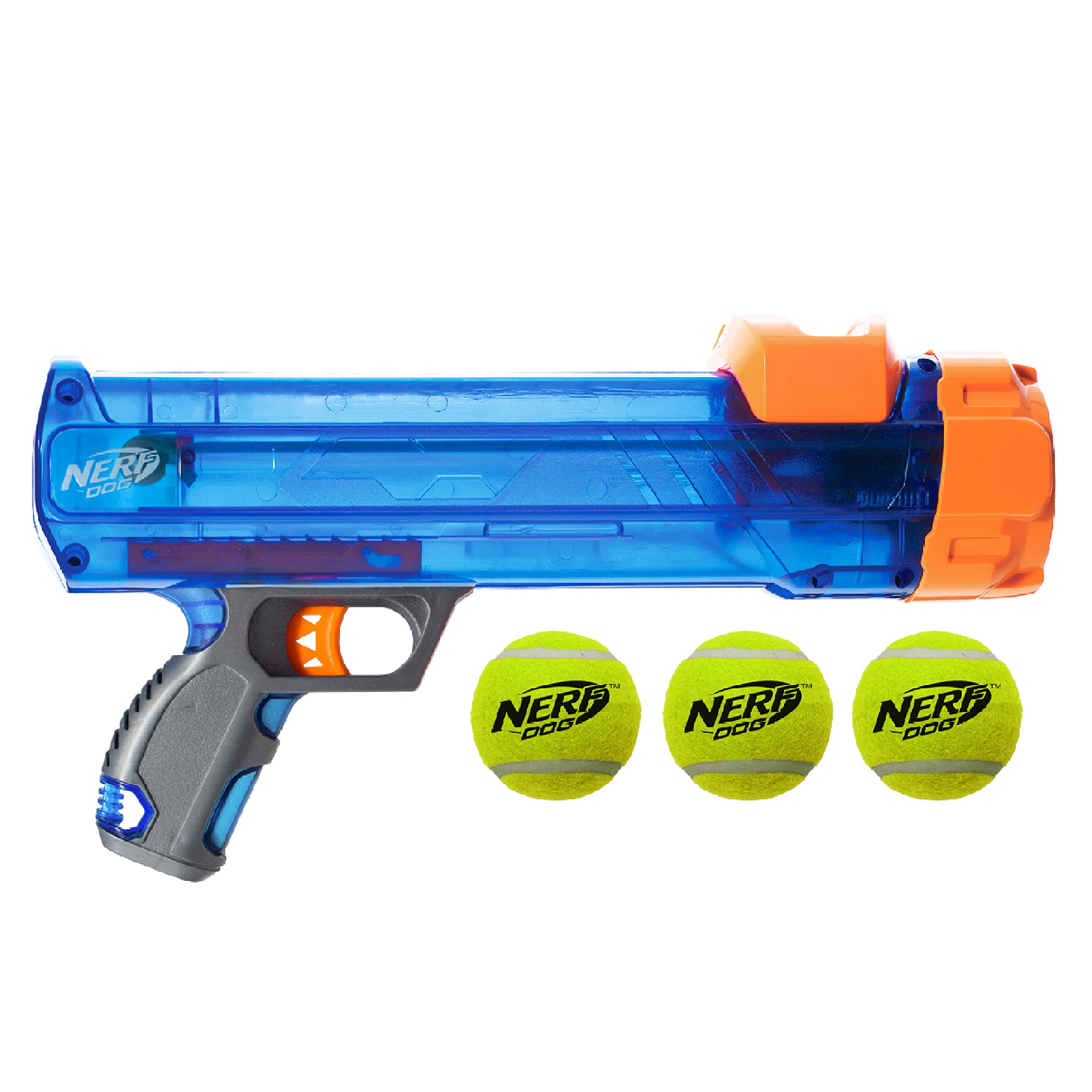 Foto 5 pulgar | Juguete Para Perros Tennis Blaster Nerf Dog Con 3 Minipelotas - Venta Internacional.