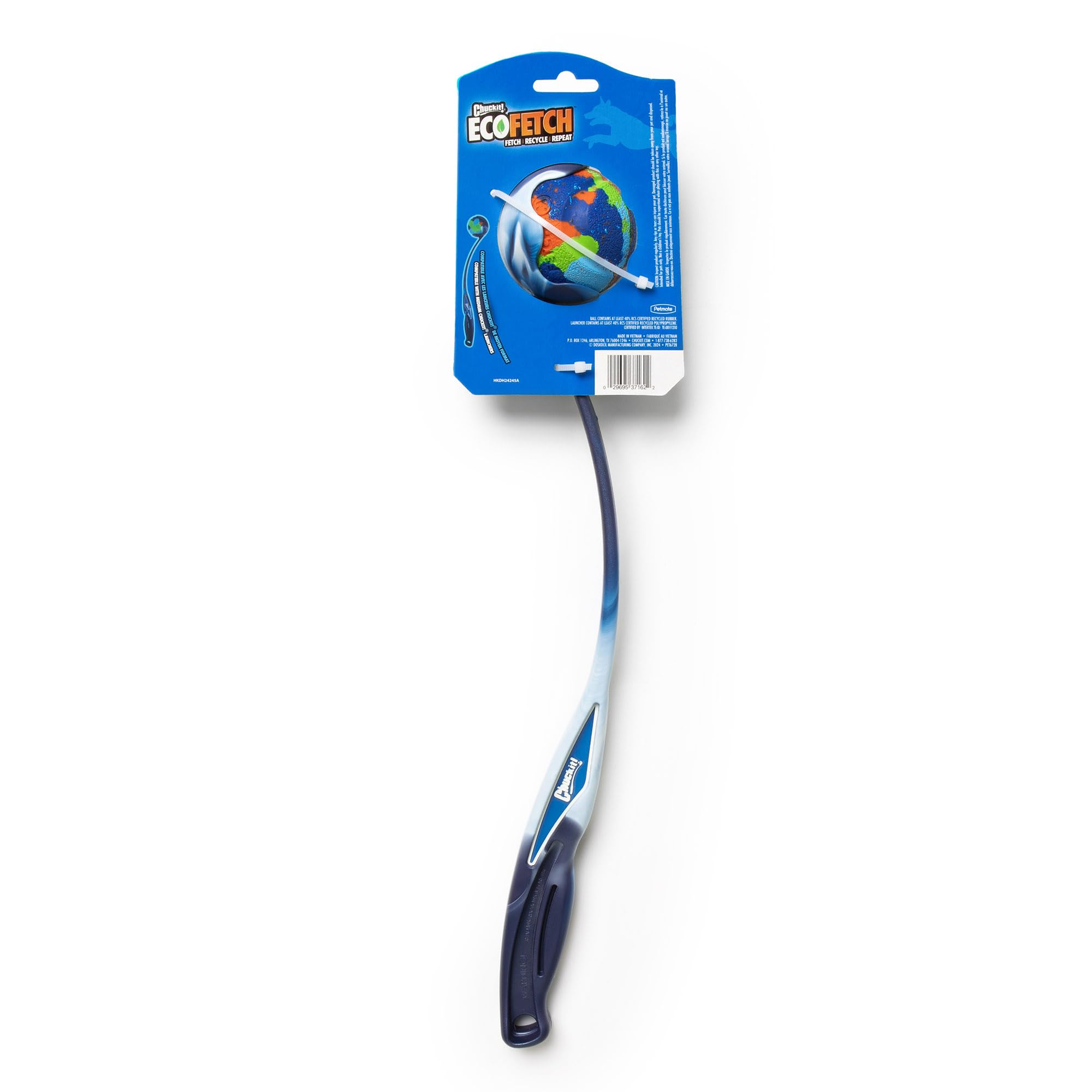 Foto 3 pulgar | Lanzador De Pelotas Para Perros Chuckit! Ecofetch Medium Para Perros De 20 A 60 Libras - Venta Internacional.