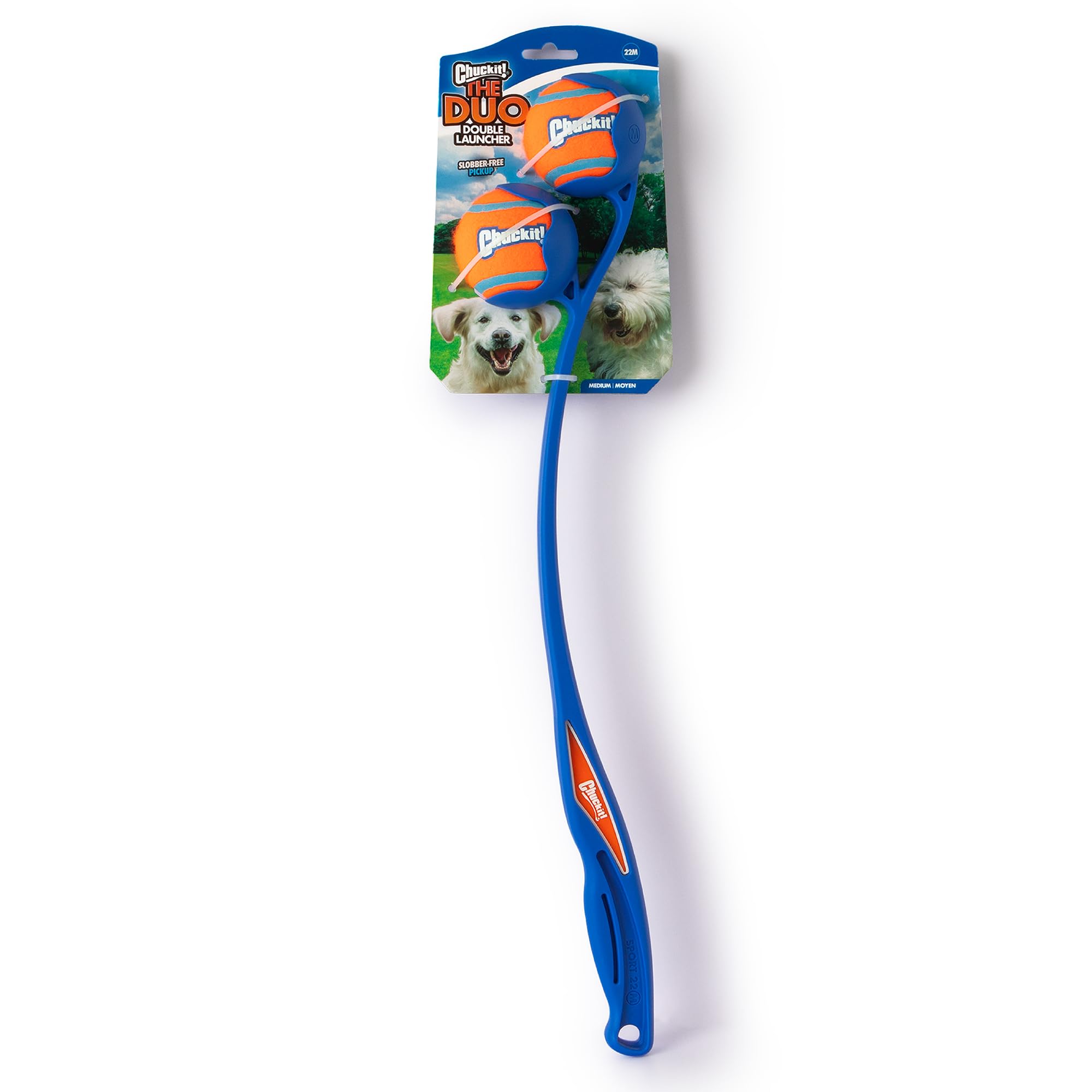 Foto 2 pulgar | Juguete Para Perros Chuckit! El Lanzador Doble Duo 22m Con 2 Pelotas De Tenis - Venta Internacional.