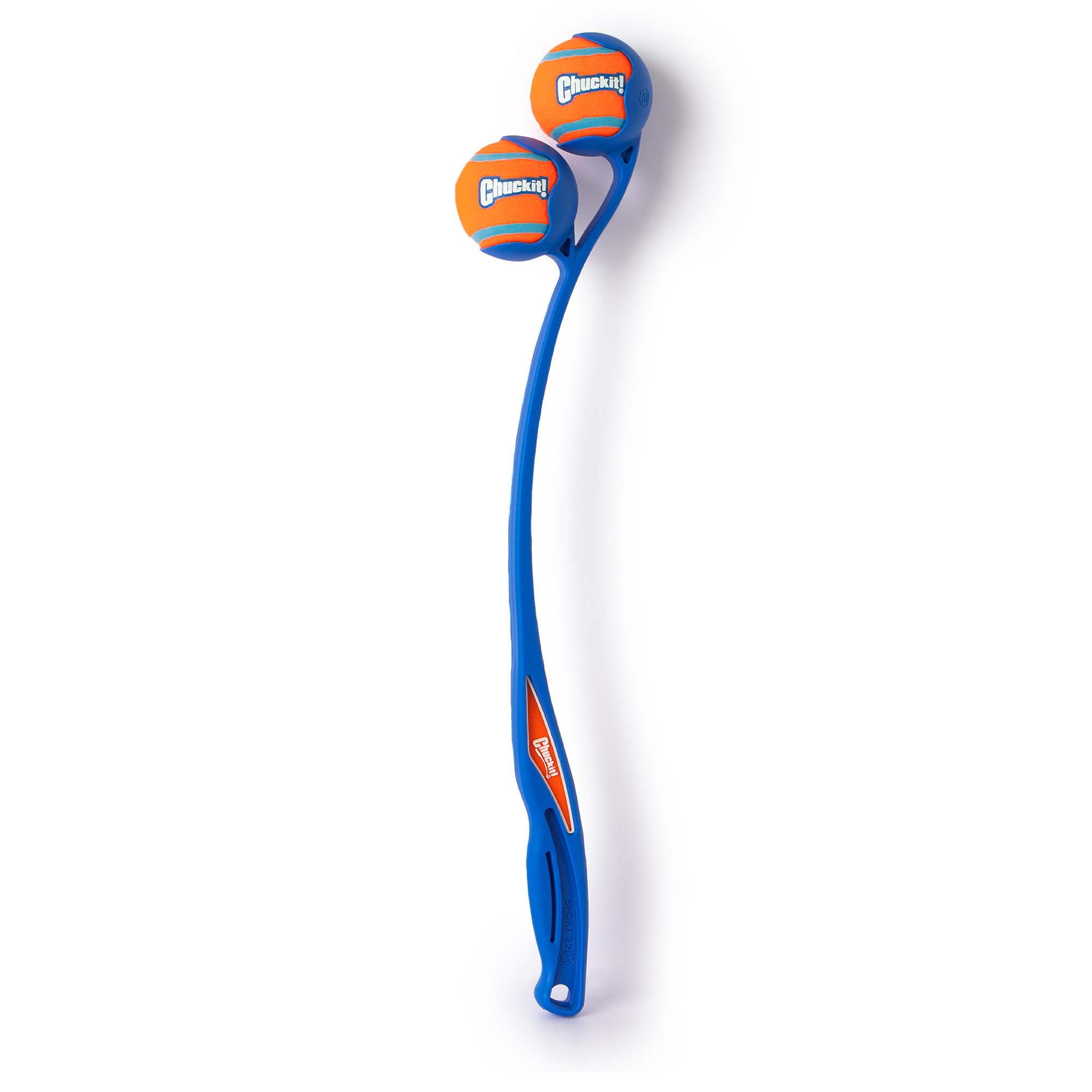 Foto 3 pulgar | Juguete Para Perros Chuckit! El Lanzador Doble Duo 22m Con 2 Pelotas De Tenis - Venta Internacional.