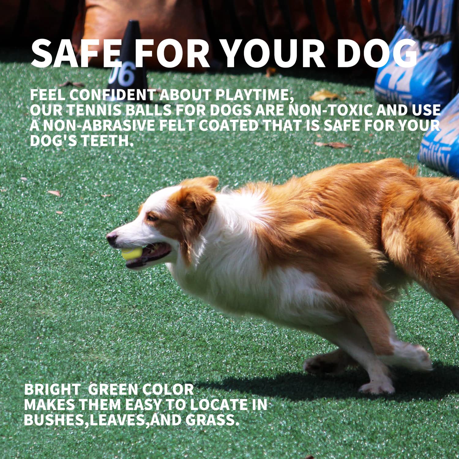 Foto 5 | Pelotas De Tenis Super Bounce Interactivas Para Perros All For Paws - Venta Internacional.
