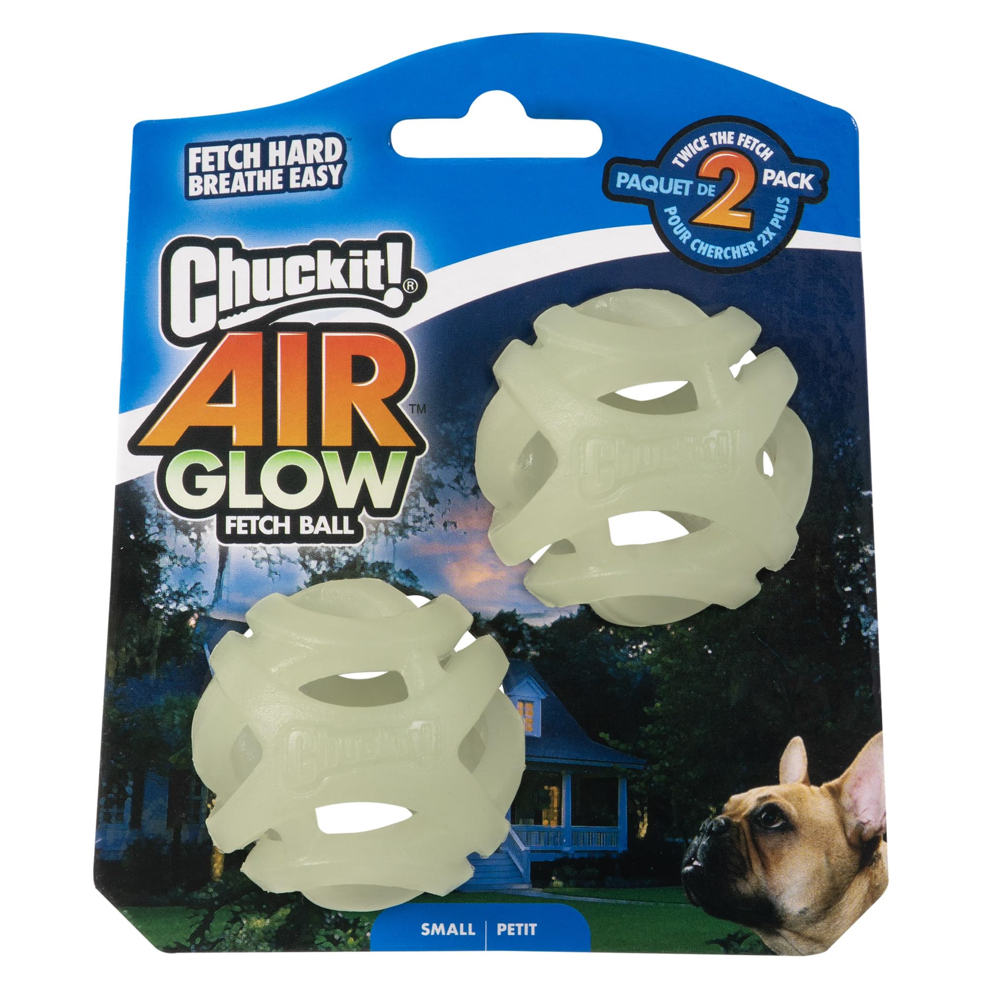 Foto 2 pulgar | Juguete Para Perros Chuckit! Air Glow Fetch Ball, Pequeña (5 Cm), Para Perros De 0 A 9 Kg - Venta Internacional.