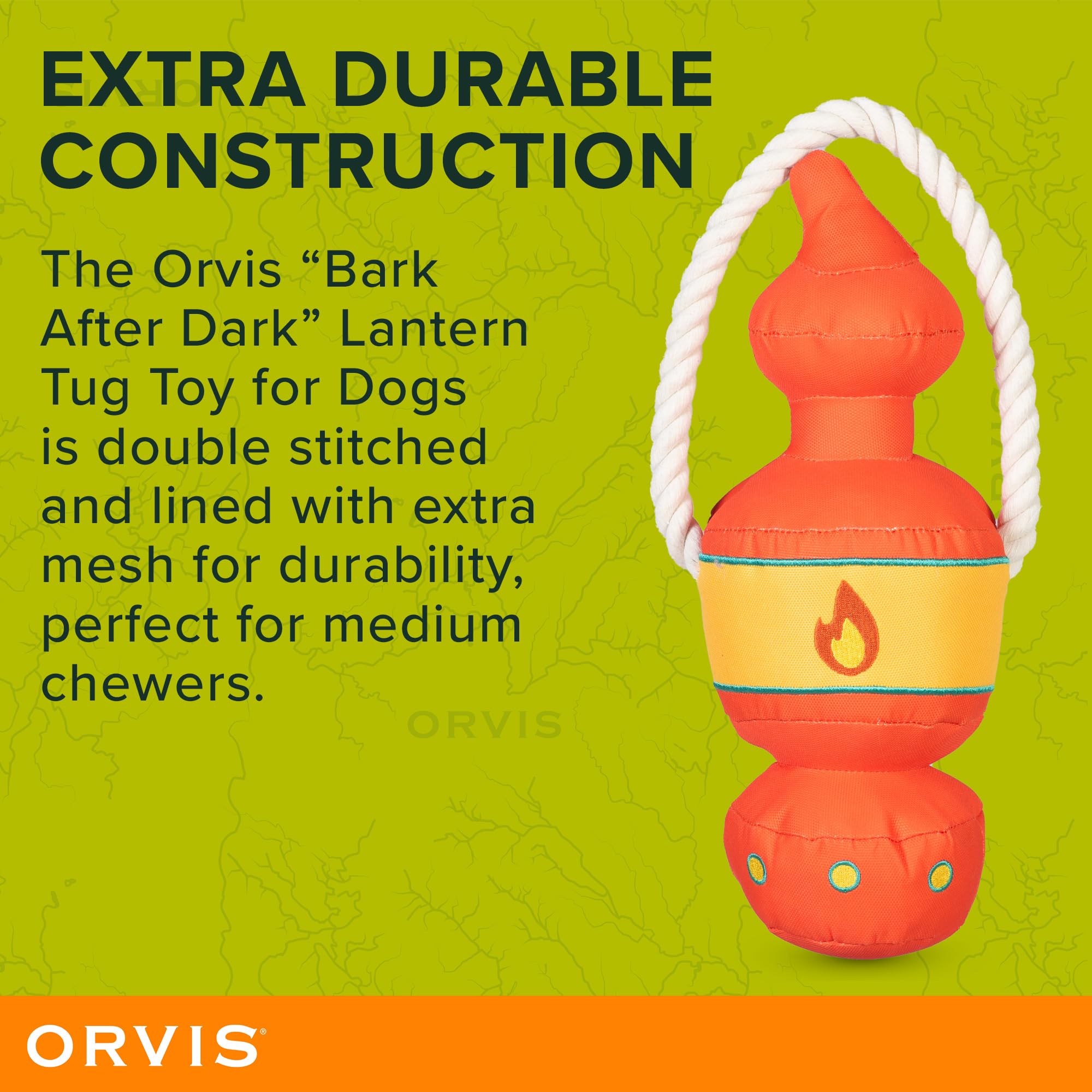 Foto 3 pulgar | Farol Orvis Dog Tug Toy Para Perros Que Ladra Al Anochecer, Para Tamaño Mediano/grande - Venta Internacional.