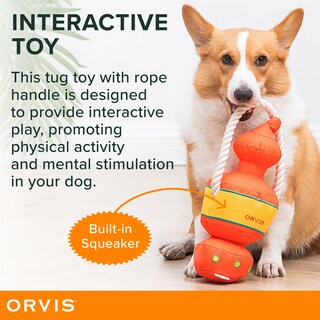 Foto 4 | Farol Orvis Dog Tug Toy Para Perros Que Ladra Al Anochecer, Para Tamaño Mediano/grande - Venta Internacional.