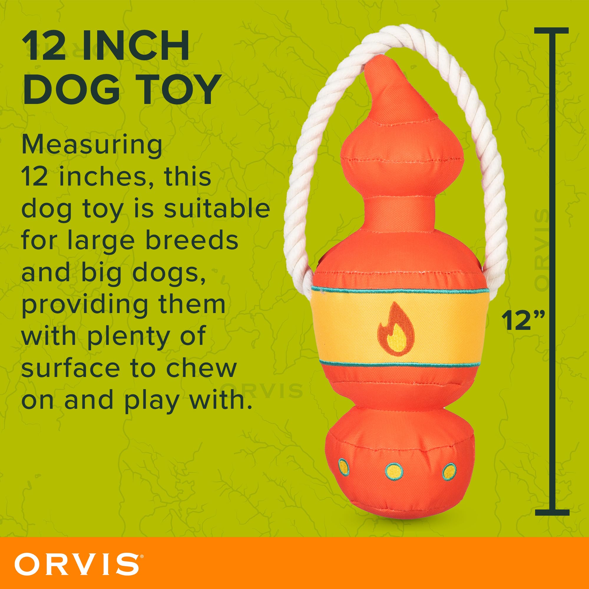 Foto 6 pulgar | Farol Orvis Dog Tug Toy Para Perros Que Ladra Al Anochecer, Para Tamaño Mediano/grande - Venta Internacional.