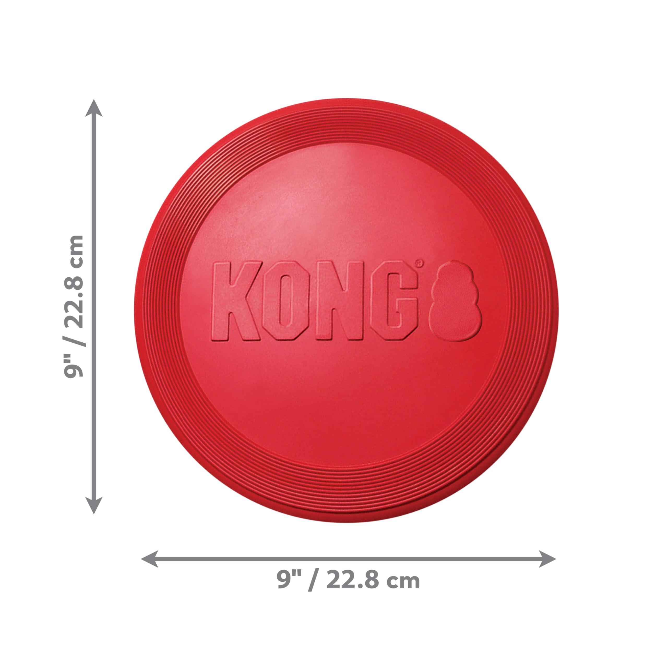 Foto 6 pulgar | Dog Toy Kong Flyer De Caucho Natural Duradero Para Perros Medianos Y Grandes - Venta Internacional.