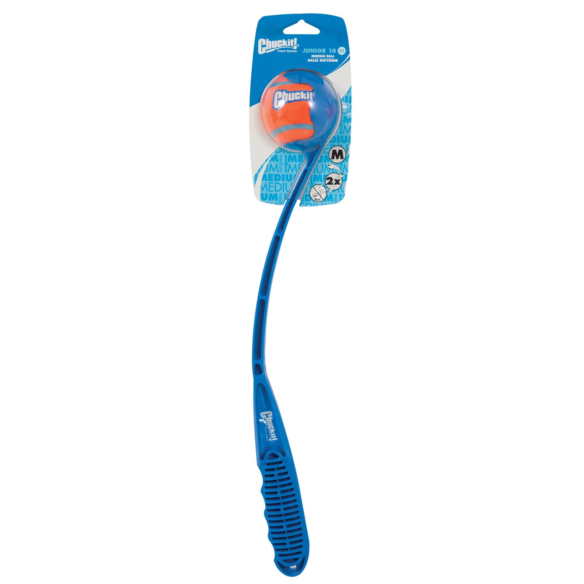 Foto 2 pulgar | Lanzador De Pelotas Para Perros Chuckit Junior De 18 M Con Pelota Mediana - Venta Internacional.