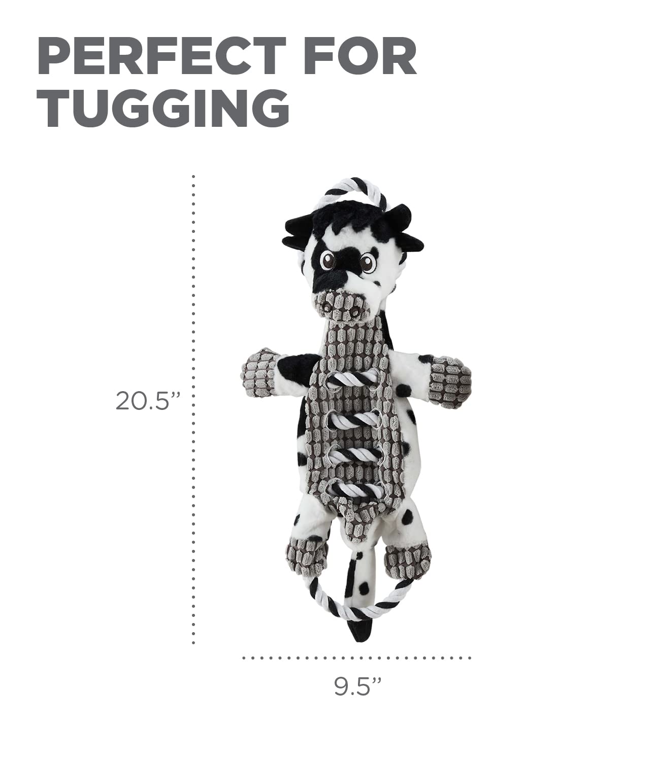 Foto 8 pulgar | Juguete De Peluche Interactivo Outward Hound Ropes-a-go-go Cow - Venta Internacional.