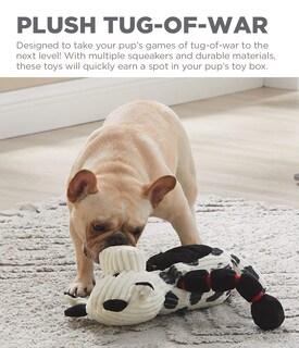 Foto 3 | Juguete Para Perros Outward Hound Thunda Tugga Cow Plush & Squeaky - Venta Internacional.