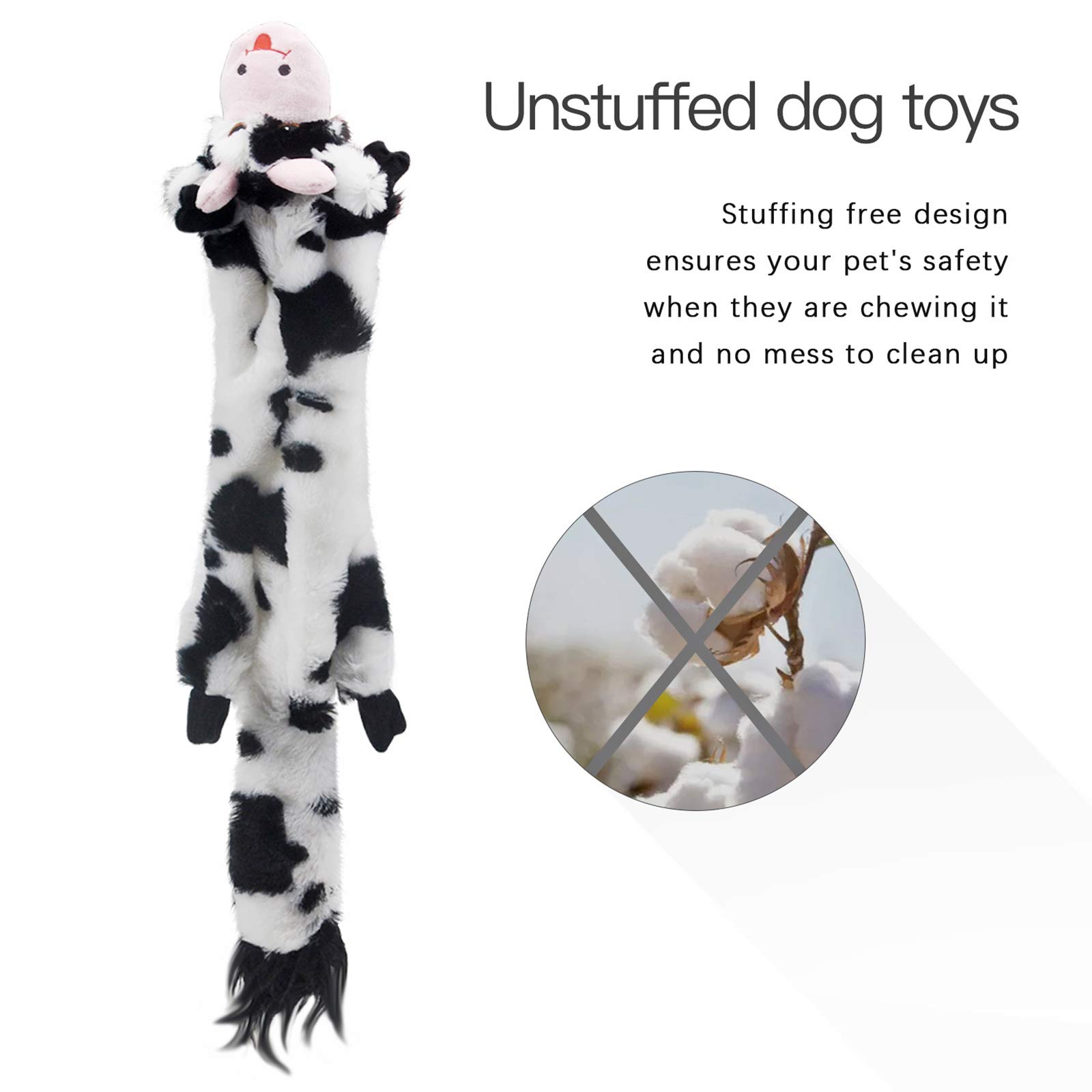 Foto 5 | Dog Squeaky Toys Sharlovy, Paquete De 5, Sin Relleno, Para Perros Grandes - Venta Internacional.