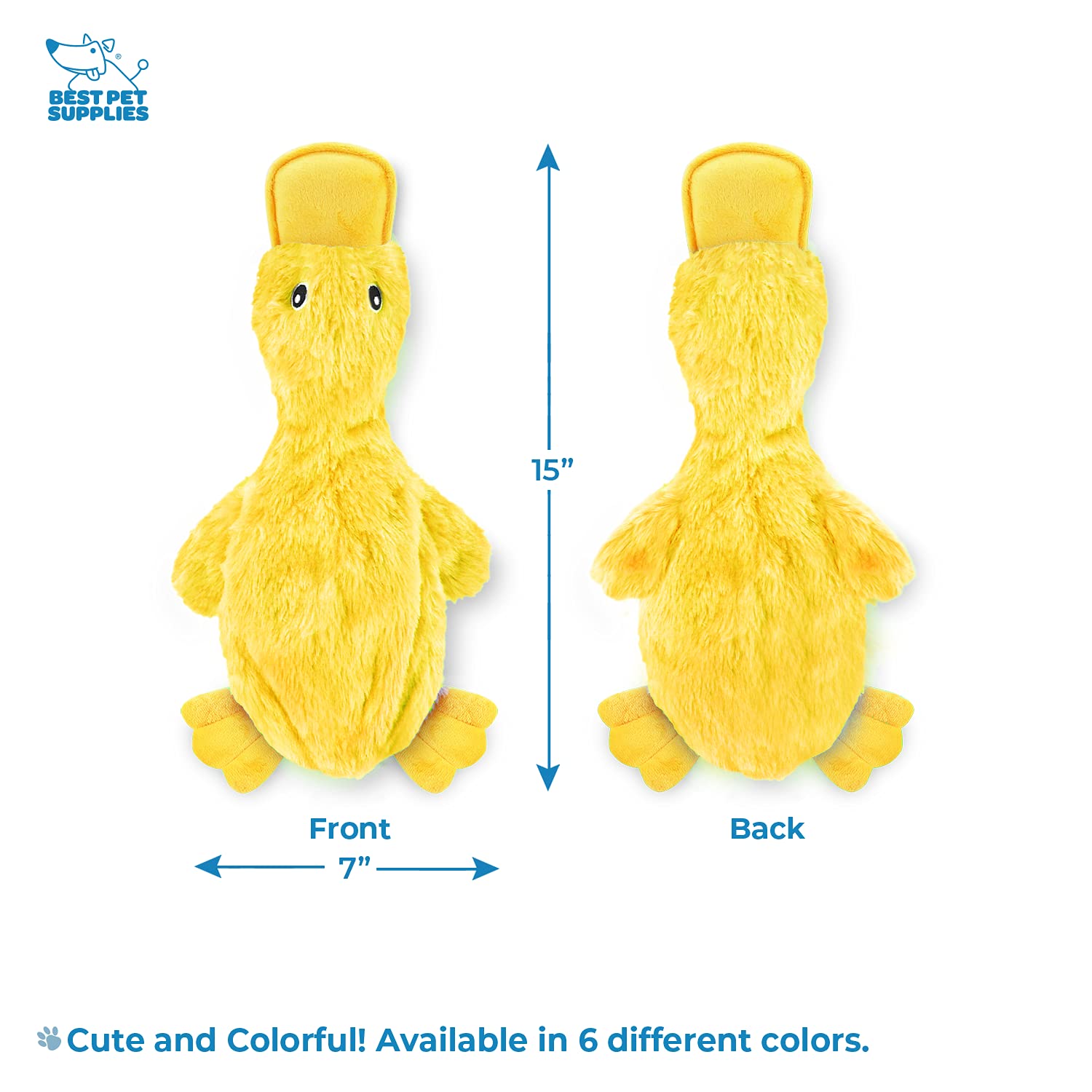 Foto 5 pulgar | Juguete Arrugado Para Perros, El Mejor Suministro Para Mascotas, Pato, Para Todas Las Razas - Venta Internacional.